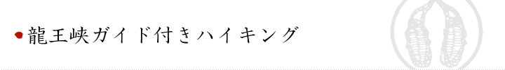 龍王峡ガイド付きハイキング